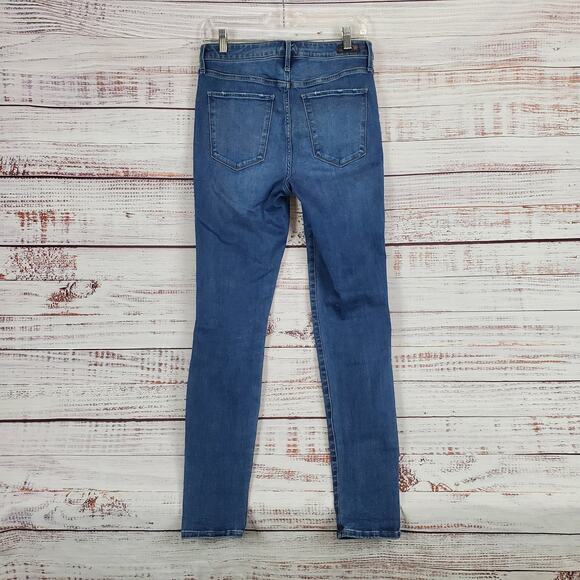 Abercrombie & Fitch Simone High Rise Super Skinny Jeans Distressed Cabincore 8 - Picture 3 of 13